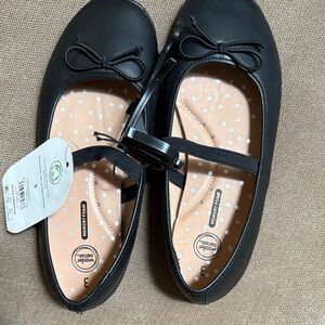 Wonder Nation Kids Black Dress Shoes